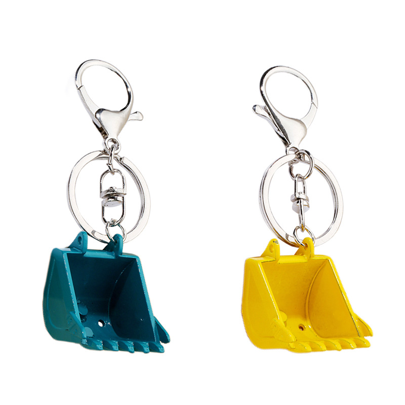 New Creative Metal Excavator K - Heavy Equipment Key Ring review and price