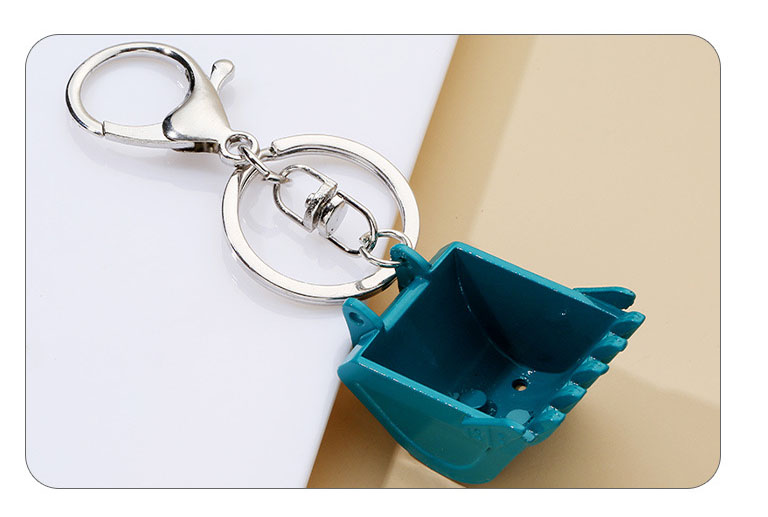 New Creative Metal Excavator K - Heavy Equipment Key Ring review and price