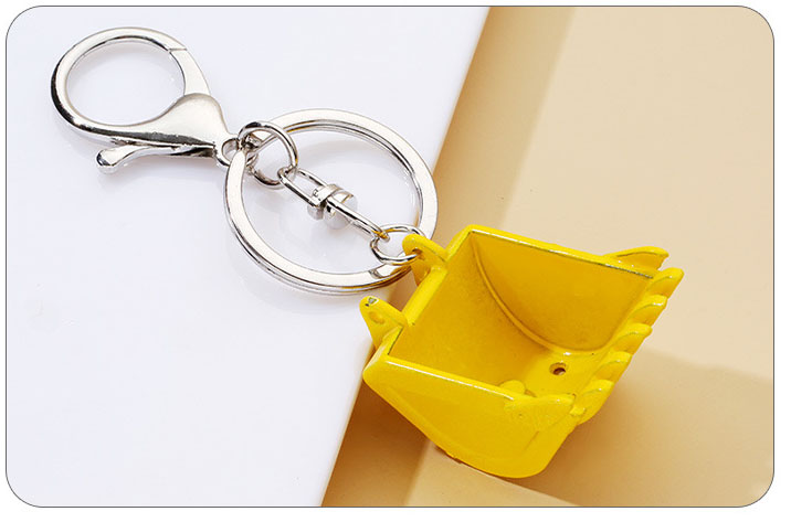 New Creative Metal Excavator K - Heavy Equipment Key Ring review and price