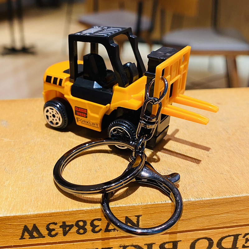 Mini  Excavator Keychain Light - Heavy Equipment Key Ring review and price